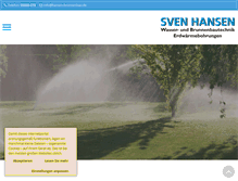 Tablet Screenshot of hansen-brunnenbau.de